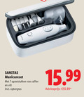 klik op dit plaatje voor een vergroting en voor vergelijkbare aanbiedingen gerelateerd aan ` 7 sanitas manicureset opzetstukken saffier vilt opbergtas ` 7 sanitas manicureset opzetstukken saffier vilt opbergtas