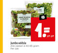 klik op dit plaatje voor een vergroting en voor vergelijkbare aanbiedingen gerelateerd aan ` 18 nutri score jumbo veldsla nootachtig melange jonge bladsla zacht mild zakken zak ` 18 nutri score jumbo veldsla nootachtig melange jonge bladsla zacht mild zakken zak