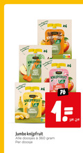 klik op dit plaatje voor een vergroting en voor vergelijkbare aanbiedingen gerelateerd aan ` 1 360 jumbo knijpfruit x4 suiker appel geur flour peer wortel zonder smaakstoffen nutri score banaan doosjes doosje ` 1 360 jumbo knijpfruit x4 suiker appel geur flour peer wortel zonder smaakstoffen nutri score banaan doosjes doosje
