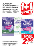 klik op dit plaatje voor een vergroting en voor vergelijkbare aanbiedingen gerelateerd aan ` maandverband inlegkruisjes 1 2 8 12 40 100 40000 always discreet singlepack stuks bescherming organic cotton voile bio normal verbanden ultra secure night ` maandverband inlegkruisjes 1 2 8 12 40 100 40000 always discreet singlepack stuks bescherming organic cotton voile bio normal verbanden ultra secure night