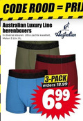 klik op dit plaatje voor een vergroting en voor vergelijkbare aanbiedingen gerelateerd aan ` 3 code rood australian luxury line herenboxers kleuren ultra zachte maten xl pack elders 69 ` 3 code rood australian luxury line herenboxers kleuren ultra zachte maten xl pack elders 69