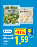 klik op dit plaatje voor een vergroting en voor vergelijkbare aanbiedingen gerelateerd aan ` broccoli bloemkool 400 koeling roosjes l dl ` broccoli bloemkool 400 koeling roosjes l dl
