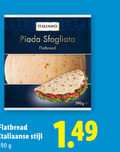 klik op dit plaatje voor een vergroting en voor vergelijkbare aanbiedingen gerelateerd aan ` tortilla flatbread 390g italiaanse stijl ` tortilla flatbread 390g italiaanse stijl