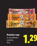 klik op dit plaatje voor een vergroting en voor vergelijkbare aanbiedingen gerelateerd aan ` 16 50 crunchy protein bar reep ` 16 50 crunchy protein bar reep