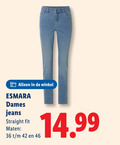 klik op dit plaatje voor een vergroting en voor vergelijkbare aanbiedingen gerelateerd aan ` 36 42 46 esmara dames jeans straight fit maten ` 36 42 46 esmara dames jeans straight fit maten