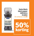 klik op dit plaatje voor een vergroting en voor vergelijkbare aanbiedingen gerelateerd aan ` kruiden 50 santa maria extern fine black pepper premium quality actieprijs ` kruiden 50 santa maria extern fine black pepper premium quality actieprijs