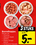 klik op dit plaatje voor een vergroting en voor vergelijkbare aanbiedingen gerelateerd aan ` 3 borrelhapjes chorizo zeeuws spek salami peper droge worst grillworst stuks ` 3 borrelhapjes chorizo zeeuws spek salami peper droge worst grillworst stuks