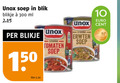 klik op dit plaatje voor een vergroting en voor vergelijkbare aanbiedingen gerelateerd aan ` soep 10 100 150 300 unox blik blikje ml tomaten liter erwten cent ` soep 10 100 150 300 unox blik blikje ml tomaten liter erwten cent