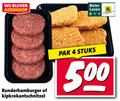 klik op dit plaatje voor een vergroting en voor vergelijkbare aanbiedingen gerelateerd aan ` kipschnitzels hamburgers 4 500 beter leven runderhamburger kipkrokantschnitzel pak stuks ` kipschnitzels hamburgers 4 500 beter leven runderhamburger kipkrokantschnitzel pak stuks