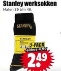 klik op dit plaatje voor een vergroting en voor vergelijkbare aanbiedingen gerelateerd aan ` 2 46 stanley werksokken maten pack elders ` 2 46 stanley werksokken maten pack elders