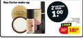 klik op dit plaatje voor een vergroting en voor vergelijkbare aanbiedingen gerelateerd aan ` 1 2 20 24 factor make up creme puff pressed powder lipfinity face finity all day flawless step golden colour top coat maxfactor calorie dramatic volume mascara stuks ` 1 2 20 24 factor make up creme puff pressed powder lipfinity face finity all day flawless step golden colour top coat maxfactor calorie dramatic volume mascara stuks
