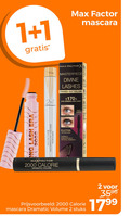 klik op dit plaatje voor een vergroting en voor vergelijkbare aanbiedingen gerelateerd aan ` 1 2 factor mascara masterpiece divine lashes out volume eye opening wow length maxfactor calorie dramatic soft before after flutter technology formula enriched with natural pigments stuks ` 1 2 factor mascara masterpiece divine lashes out volume eye opening wow length maxfactor calorie dramatic soft before after flutter technology formula enriched with natural pigments stuks