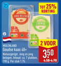klik op dit plaatje voor een vergroting en voor vergelijkbare aanbiedingen gerelateerd aan ` kaasplakken 2 7 25 350 ca. molenland gouda holland jong belegen 48 nutri score goudse kaas natuurgerijpt inhoud stuk ` kaasplakken 2 7 25 350 ca. molenland gouda holland jong belegen 48 nutri score goudse kaas natuurgerijpt inhoud stuk
