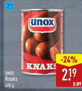 klik op dit plaatje voor een vergroting en voor vergelijkbare aanbiedingen gerelateerd aan ` knakworsten 219 400 unox knaks ` knakworsten 219 400 unox knaks