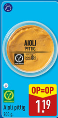 klik op dit plaatje voor een vergroting en voor vergelijkbare aanbiedingen gerelateerd aan ` aioli 200 vegetarian pittig nutri score vegetarisch ` aioli 200 vegetarian pittig nutri score vegetarisch