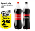 klik op dit plaatje voor een vergroting en voor vergelijkbare aanbiedingen gerelateerd aan ` cola 2 summit flessen liter dubbel deal ` cola 2 summit flessen liter dubbel deal