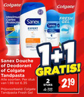 klik op dit plaatje voor een vergroting en voor vergelijkbare aanbiedingen gerelateerd aan ` douchegel deodorant tandpasta 1 2 colgate caries protection sanex fresh gel expert control douche soorten stuk stuks ` douchegel deodorant tandpasta 1 2 colgate caries protection sanex fresh gel expert control douche soorten stuk stuks