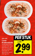 klik op dit plaatje voor een vergroting en voor vergelijkbare aanbiedingen gerelateerd aan ` salade 250 luxe krabsalade krab garnering grove stukken garnaal gerookte zalm stuk 3.99 ` salade 250 luxe krabsalade krab garnering grove stukken garnaal gerookte zalm stuk 3.99