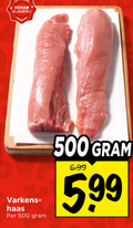 klik op dit plaatje voor een vergroting en voor vergelijkbare aanbiedingen gerelateerd aan ` varkenshaas 500 slagerij varkens haas 5.99 ` varkenshaas 500 slagerij varkens haas 5.99