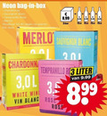 klik op dit plaatje voor een vergroting en voor vergelijkbare aanbiedingen gerelateerd aan ` rose witte wijn rode 3 40 neon bag box chardonnay sauvignon blanc tempranillo rosee merlot houdbaar dagen doos liter l white win vin ` rose witte wijn rode 3 40 neon bag box chardonnay sauvignon blanc tempranillo rosee merlot houdbaar dagen doos liter l white win vin