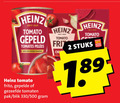 klik op dit plaatje voor een vergroting en voor vergelijkbare aanbiedingen gerelateerd aan ` 2 10 heinz tomato tomates frito gepelde gezeefde tomaten pak blik 330 500 stuks ` 2 10 heinz tomato tomates frito gepelde gezeefde tomaten pak blik 330 500 stuks