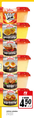 klik op dit plaatje voor een vergroting en voor vergelijkbare aanbiedingen gerelateerd aan ` salade 1 2 ming johma twente vlam gevuld eitje kip samba ei tonijn kerrie salades bakjes ` salade 1 2 ming johma twente vlam gevuld eitje kip samba ei tonijn kerrie salades bakjes
