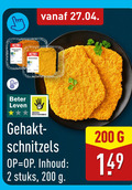 klik op dit plaatje voor een vergroting en voor vergelijkbare aanbiedingen gerelateerd aan ` gehaktschnitzels 2 200 beter leven dieren bescherming gehaktballen schnitzels inhoud stuks ` gehaktschnitzels 2 200 beter leven dieren bescherming gehaktballen schnitzels inhoud stuks