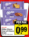 klik op dit plaatje voor een vergroting en voor vergelijkbare aanbiedingen gerelateerd aan ` biscuit milka choco grain pak ` biscuit milka choco grain pak