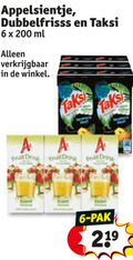 klik op dit plaatje voor een vergroting en voor vergelijkbare aanbiedingen gerelateerd aan ` fruitdrank 6 200 219 appelsientje dubbelfrisss taksi ml fruit drink appel pak ` fruitdrank 6 200 219 appelsientje dubbelfrisss taksi ml fruit drink appel pak