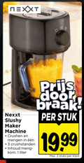 klik op dit plaatje voor een vergroting en voor vergelijkbare aanbiedingen gerelateerd aan ` 1 2 3 nexxt slushy machine crushen mengen inhoud meng kom liter stuk stuks ` 1 2 3 nexxt slushy machine crushen mengen inhoud meng kom liter stuk stuks