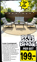 klik op dit plaatje voor een vergroting en voor vergelijkbare aanbiedingen gerelateerd aan ` 2 luxe loungeset duurzaam onderhoudsvrij stalen frame royale grijze kussens dik comfortabel armleuningen houtlook loungebank loungestoelen koffietafel cm ` 2 luxe loungeset duurzaam onderhoudsvrij stalen frame royale grijze kussens dik comfortabel armleuningen houtlook loungebank loungestoelen koffietafel cm