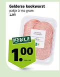 klik op dit plaatje voor een vergroting en voor vergelijkbare aanbiedingen gerelateerd aan ` 150 gelderse kookworst pakje kilo ` 150 gelderse kookworst pakje kilo