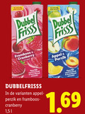 klik op dit plaatje voor een vergroting en voor vergelijkbare aanbiedingen gerelateerd aan ` fruitdrank dubbel frisss framboos cranberry appel perzik dubbelfrisss 1 5 ` fruitdrank dubbel frisss framboos cranberry appel perzik dubbelfrisss 1 5