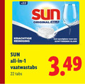 klik op dit plaatje voor een vergroting en voor vergelijkbare aanbiedingen gerelateerd aan ` vaatwasmiddel 1 22 reiniging sun original all spoelglans glans vaatwastabs tabs ` vaatwasmiddel 1 22 reiniging sun original all spoelglans glans vaatwastabs tabs