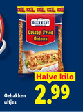 klik op dit plaatje voor een vergroting en voor vergelijkbare aanbiedingen gerelateerd aan ` mcennedy american crispy fried onions gebakken uitjes halve kilo ` mcennedy american crispy fried onions gebakken uitjes halve kilo