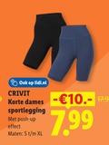 klik op dit plaatje voor een vergroting en voor vergelijkbare aanbiedingen gerelateerd aan ` lidl.nl crivit korte dames sportlegging push up effect maten xl ` lidl.nl crivit korte dames sportlegging push up effect maten xl
