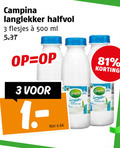 klik op dit plaatje voor een vergroting en voor vergelijkbare aanbiedingen gerelateerd aan ` melk 3 500 campina langlekker halfvol ml liter ` melk 3 500 campina langlekker halfvol ml liter