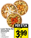 klik op dit plaatje voor een vergroting en voor vergelijkbare aanbiedingen gerelateerd aan ` maaltijdsalade stuk luxe verse pesto tonijn kip caesar 3.99 ` maaltijdsalade stuk luxe verse pesto tonijn kip caesar 3.99