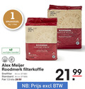 klik op dit plaatje voor een vergroting en voor vergelijkbare aanbiedingen gerelateerd aan ` koffie 1 pak eerlijke meier club alex meijer co. lex roodmerk rouge snelfiltermaling moulu medium filterkoffie snelfilter 5 kilo ` koffie 1 pak eerlijke meier club alex meijer co. lex roodmerk rouge snelfiltermaling moulu medium filterkoffie snelfilter 5 kilo