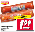 klik op dit plaatje voor een vergroting en voor vergelijkbare aanbiedingen gerelateerd aan ` 250 zandvliet kaas grillworst naturel stuk ` 250 zandvliet kaas grillworst naturel stuk