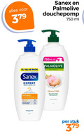 klik op dit plaatje voor een vergroting en voor vergelijkbare aanbiedingen gerelateerd aan ` 379 750 sanex palmolive ml 750ml with pump xl pack expert skin health naturals natural dry shower cream almond milk nourishes vitamin stuk ` 379 750 sanex palmolive ml 750ml with pump xl pack expert skin health naturals natural dry shower cream almond milk nourishes vitamin stuk