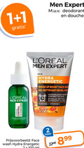 klik op dit plaatje voor een vergroting en voor vergelijkbare aanbiedingen gerelateerd aan ` deodorant 1 2 3 100 men expert douche derma control anti blemish serum acid new hydra energetic wake up boost face gel nettoyant verkoelende huid nettoie la peau guarana vitamine wash ml ` deodorant 1 2 3 100 men expert douche derma control anti blemish serum acid new hydra energetic wake up boost face gel nettoyant verkoelende huid nettoie la peau guarana vitamine wash ml