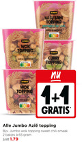 klik op dit plaatje voor een vergroting en voor vergelijkbare aanbiedingen gerelateerd aan ` 1 2 65 jumbo nasi bami topping indonesische stijl hartig knapperig nutri score wok sweet chili zoet lichtpittig teriyaki zout curry thaise bakjes ` 1 2 65 jumbo nasi bami topping indonesische stijl hartig knapperig nutri score wok sweet chili zoet lichtpittig teriyaki zout curry thaise bakjes