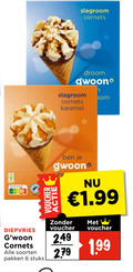 klik op dit plaatje voor een vergroting en voor vergelijkbare aanbiedingen gerelateerd aan ` 6 slagroom cornets diepvries soorten pakken stuks voucher droom gwoon karamel ` 6 slagroom cornets diepvries soorten pakken stuks voucher droom gwoon karamel
