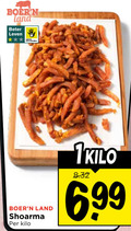 klik op dit plaatje voor een vergroting en voor vergelijkbare aanbiedingen gerelateerd aan ` land beter leven shoarma kilo ` land beter leven shoarma kilo