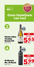klik op dit plaatje voor een vergroting en voor vergelijkbare aanbiedingen gerelateerd aan ` witte wijn rode 2 4 nix18 beoordeeld supermarkt nederland topwijnen monte alina rueda fles miracle no. rood 8 5.99 ` witte wijn rode 2 4 nix18 beoordeeld supermarkt nederland topwijnen monte alina rueda fles miracle no. rood 8 5.99