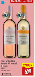 klik op dit plaatje voor een vergroting en voor vergelijkbare aanbiedingen gerelateerd aan ` rose 2 650 hamersma pinot grigio venezie denominazione origine mario collina prodotto italia wit rosee l stuk fris fruitig ` rose 2 650 hamersma pinot grigio venezie denominazione origine mario collina prodotto italia wit rosee l stuk fris fruitig