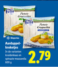 klik op dit plaatje voor een vergroting en voor vergelijkbare aanbiedingen gerelateerd aan ` aardappelkroketjes 600 alpen style potato croquettes diepvries aardappel kroketjes kruidenkaas spinazie mozzarella ` aardappelkroketjes 600 alpen style potato croquettes diepvries aardappel kroketjes kruidenkaas spinazie mozzarella