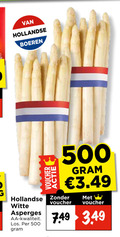 klik op dit plaatje voor een vergroting en voor vergelijkbare aanbiedingen gerelateerd aan ` asperges 500 hollandse boeren voucher witte aa ` asperges 500 hollandse boeren voucher witte aa