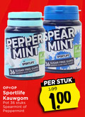 klik op dit plaatje voor een vergroting en voor vergelijkbare aanbiedingen gerelateerd aan ` kauwgom 36 mint sportlife sugar free gums pot stuks spearmint peppermint pad chewing sans sucres stuk pack ` kauwgom 36 mint sportlife sugar free gums pot stuks spearmint peppermint pad chewing sans sucres stuk pack